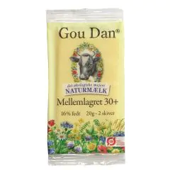 GouDan 50 x 20 g Skiveost 45+ Øko